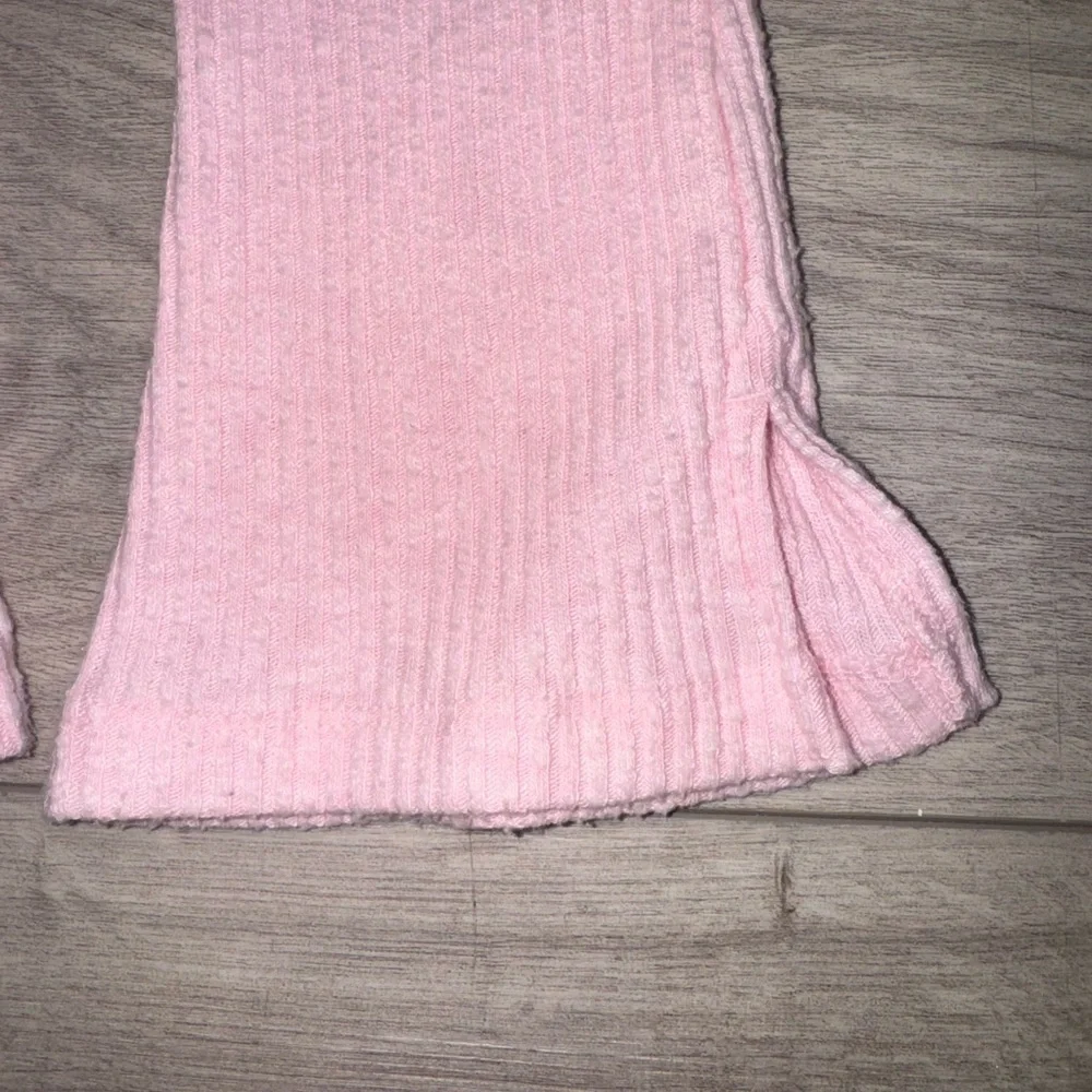 OLD NAVY Pink Ribbed Kids Flare Pants